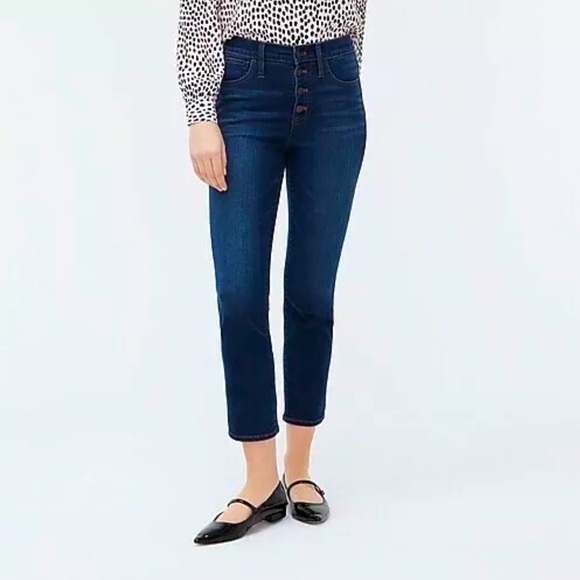 J crew high rise vintage straight jeans Clearance